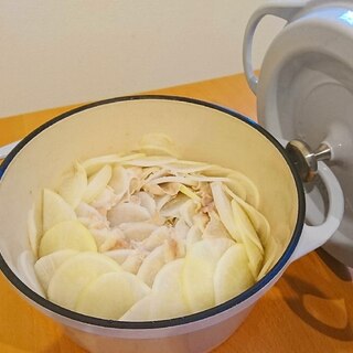 簡単！大根と豚バラのミルフィーユ鍋